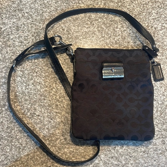 Coach signature Kristen graphic crossbody bag - Picture 1 of 5